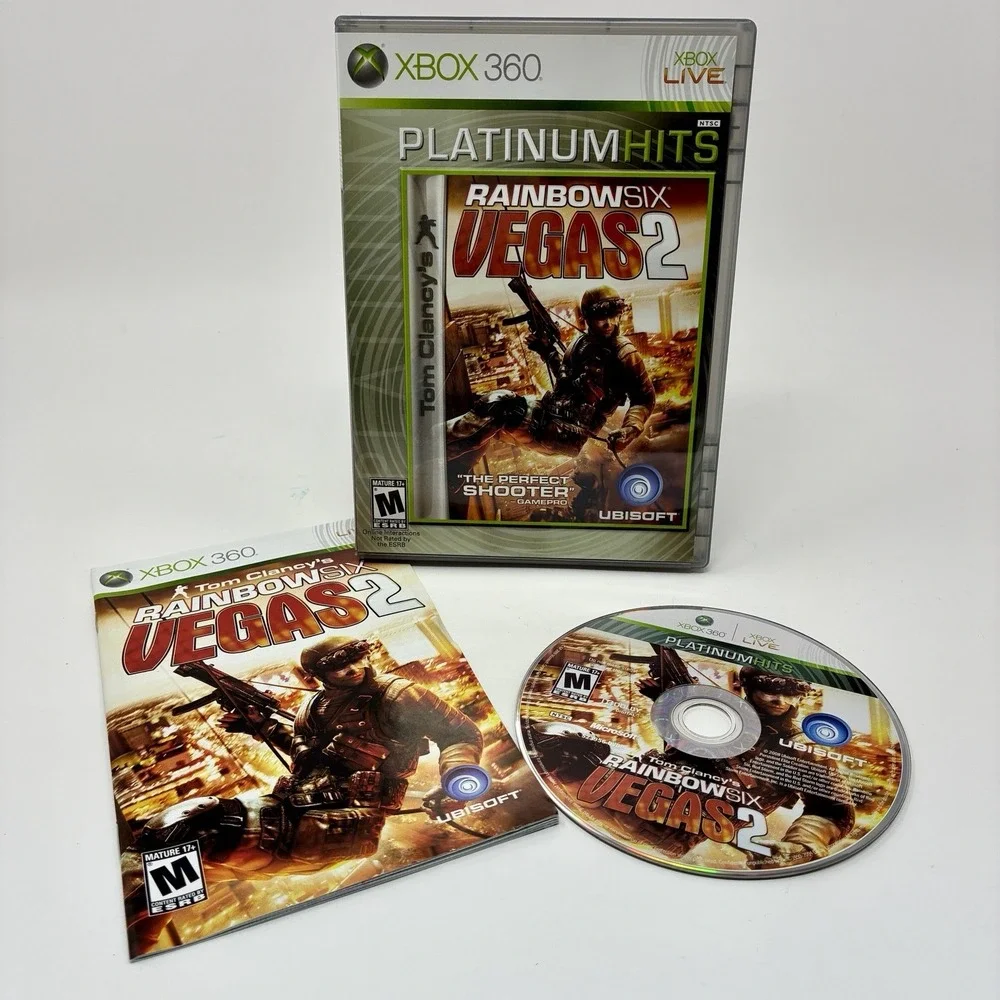 Tom Clancy's Rainbow Six Vegas 2: Microsoft Xbox 360 Complete w Manual
